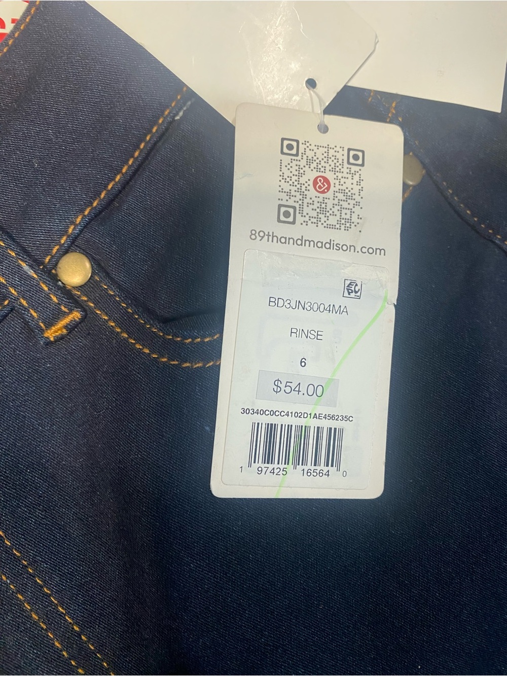 4/$16 89th & Madison Skinny Jeans - Picture 4 of 7